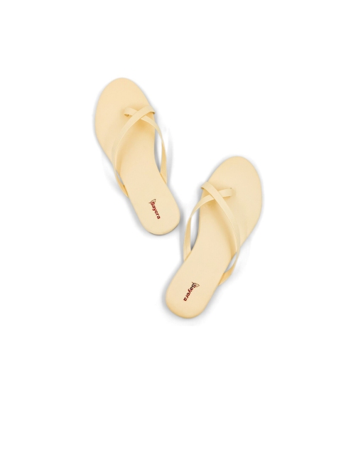 

Sayera Women Beige One Toe Flats