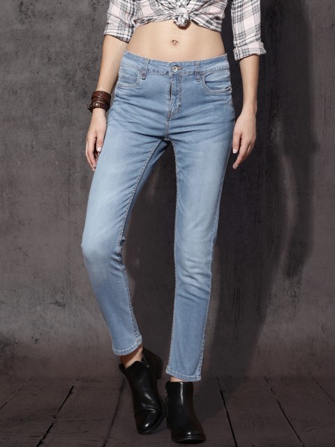 

Roadster Women Blue Mid-Rise Clean Look Stretchable Jeans
