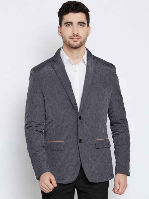 

Blackberrys Men Blue Quilted Jacket