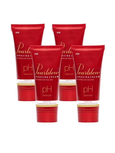 

Pearldew Set Of 4 Shaving Cream 100ml, Na