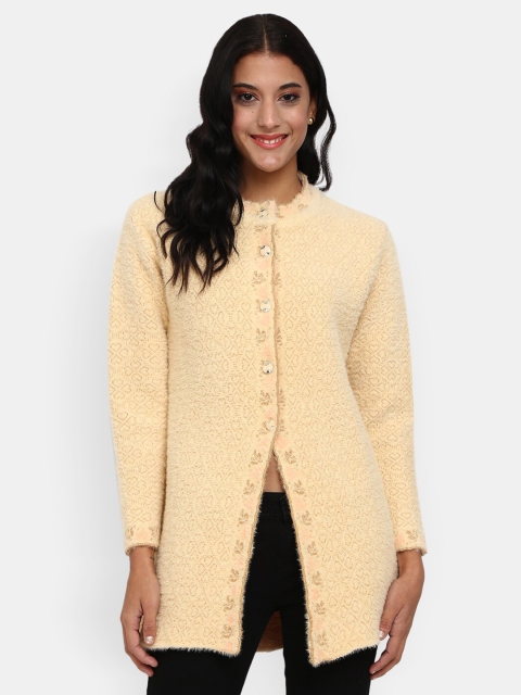 

V-Mart Women Yellow Printed Sweatshirt