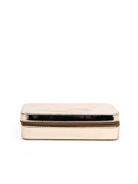 

ODETTE Gold-Toned Zip-Around Jewellery Organiser