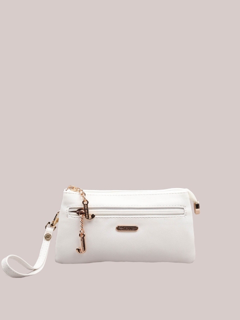 

ODETTE Women White Purse Clutch