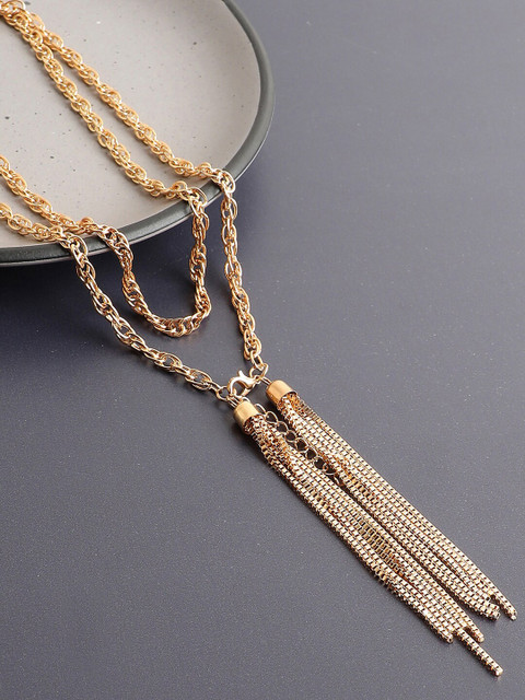 

SOHI Women Gold-Plated Necklace