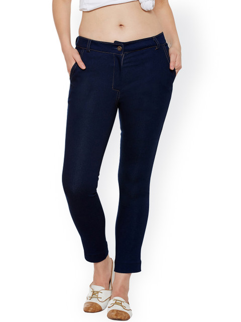 

Rider Republic Women Blue Slim Fit Mid-Rise Clean Look Stretchable Jeans