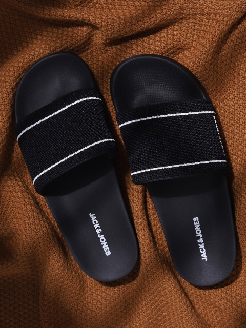 

Jack & Jones Men Black Sliders