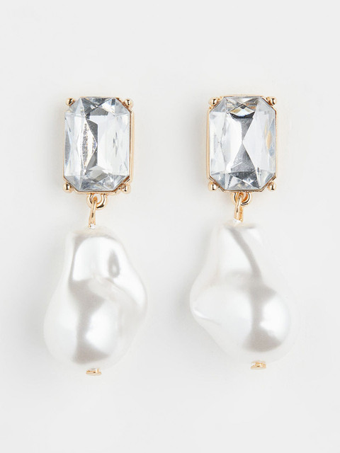

H&M Women Earrings, Gold