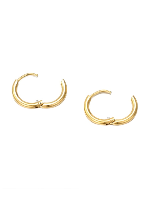 

PALMONAS 18k Gold-Plated Circular Hoop Earrings