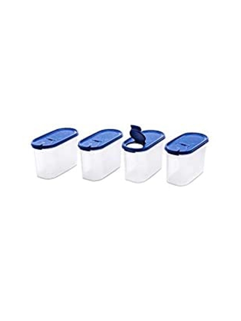 

SignoraWare Transparent & Blue Solid Cereal Dispenser 1.1 L