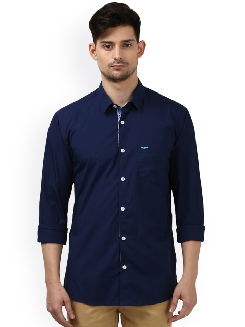 

Park Avenue Men Blue Smart Slim Fit Solid Casual Shirt