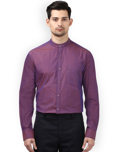 

Park Avenue Men Purple Regular Fit Solid Formal Shirt