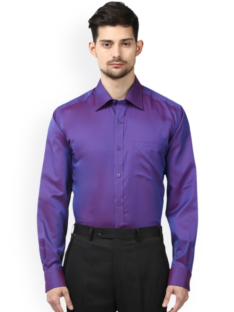 

Park Avenue Men Purple Regular Fit Solid Formal Shirt