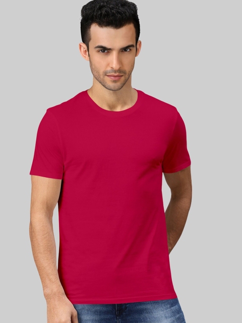 

Pootlu Men Pink T-shirt