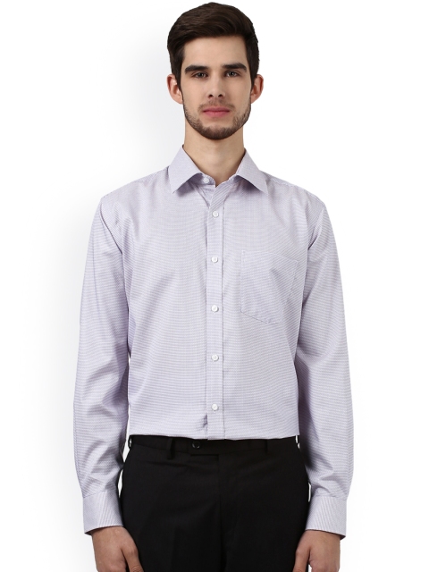 

Park Avenue Men Grey Regular Fit Self-Design Formal Shirt