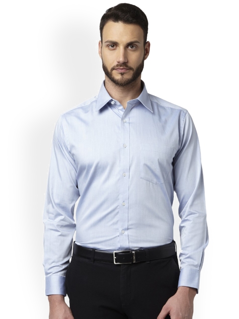 

Park Avenue Men Blue Regular Fit Solid Casual Shirt