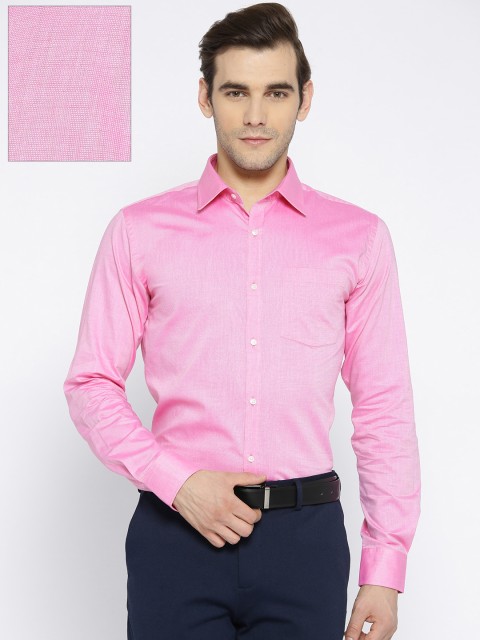 

Park Avenue Men Pink Regular Fit Solid Formal Shirt