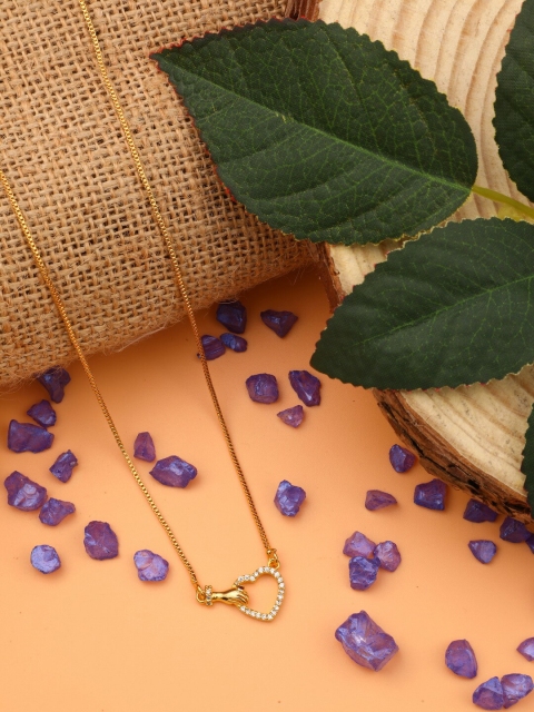 

Vita Bella Women Gold-Plated Artificial Beads Chain