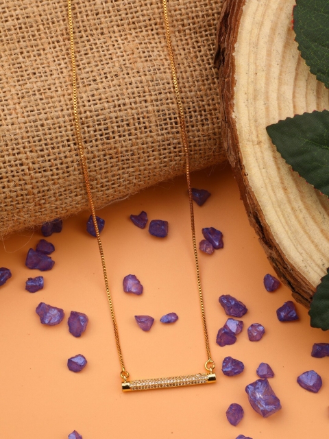 

Vita Bella Women Gold-Toned Gold-Plated Antique Chain