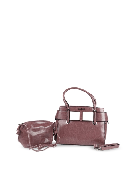 

ODETTE Purple Pack of 2 PU Shoulder Bag
