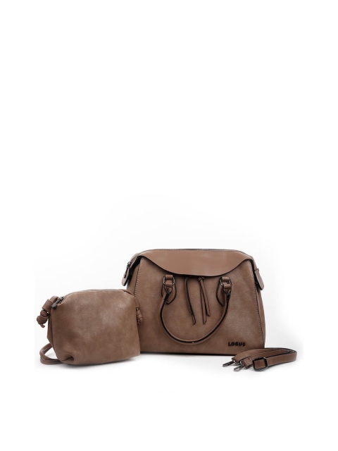 

ODETTE Tan PU Structured Handheld Bag