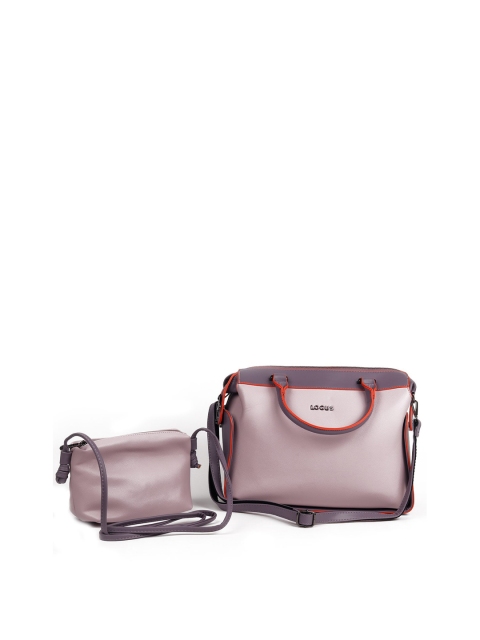 

ODETTE Women Purple PU Structured Handheld Bag