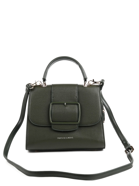

ODETTE Green Textured PU Structured Handheld Bag