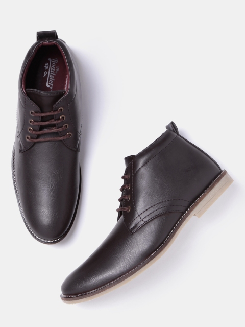 

Roadster Men Coffee Brown Solid Derbys