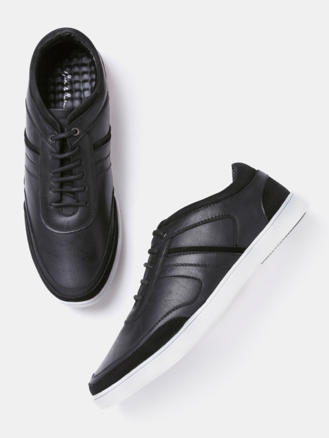 

Mast & Harbour Men Black Sneakers