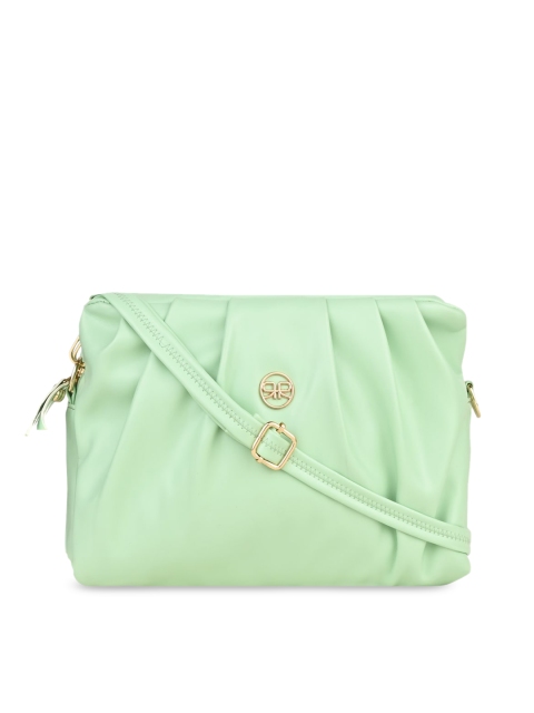 

Rocia Green PU Structured Sling Bag