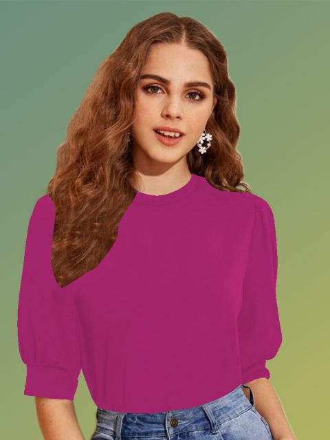 

Dream Beauty Fashion Pink Solid Top