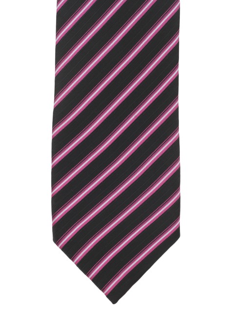

Alvaro Castagnino Black & Pink Striped Tie