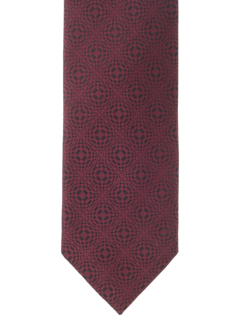 

Alvaro Castagnino Black & Maroon Patterned Tie