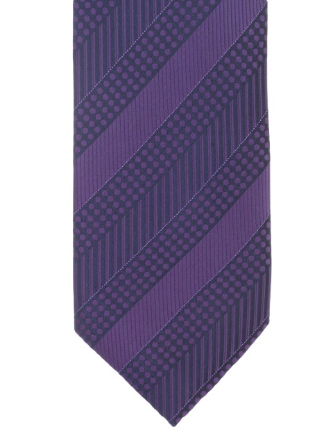 

Alvaro Castagnino Purple Patterned Tie