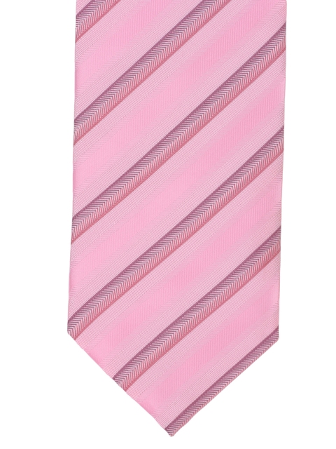 

Alvaro Castagnino Pink Striped Tie