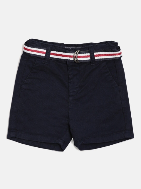 

Nuberry Boys Blue Slim Fit Pure Cotton Shorts