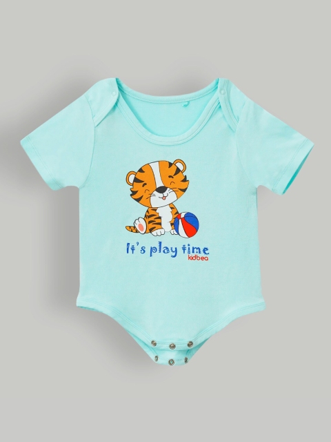 

Kidbea Boys Blue Printed Bamboo Bodysuit