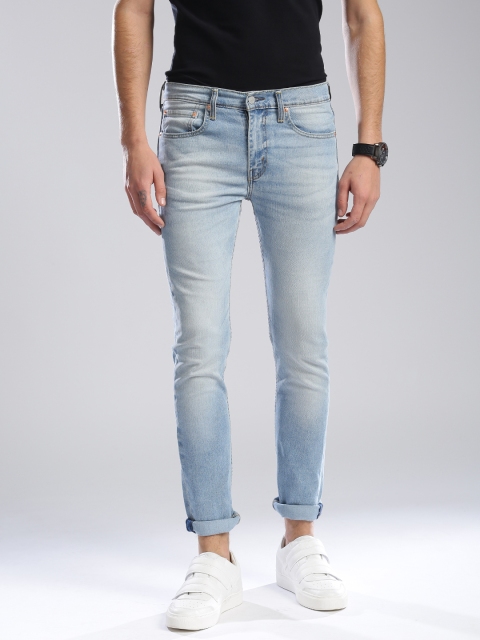 

Levis Men Blue 519 Skinny Fit Mid-Rise Clean Look Jeans