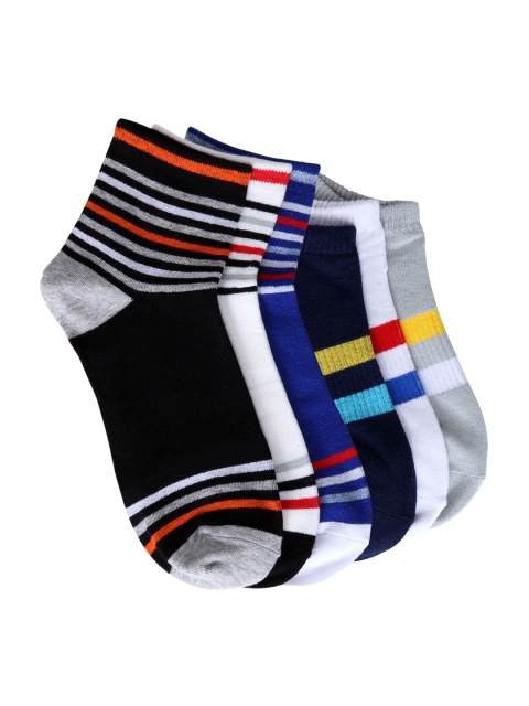 

Color Fevrr Unisex Pack of 6 Patterned Socks, Multi