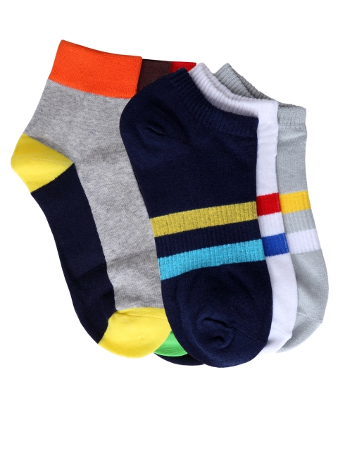 

Color Fevrr Unisex Pack of 6 Above Ankle-Length Socks, Multi
