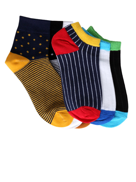 

Color Fevrr Unisex Pack of 6 Above Ankle-Length Socks, Multi