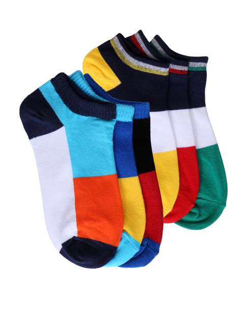 

Color Fevrr Unisex Pack of 6 Shoeliners, Multi