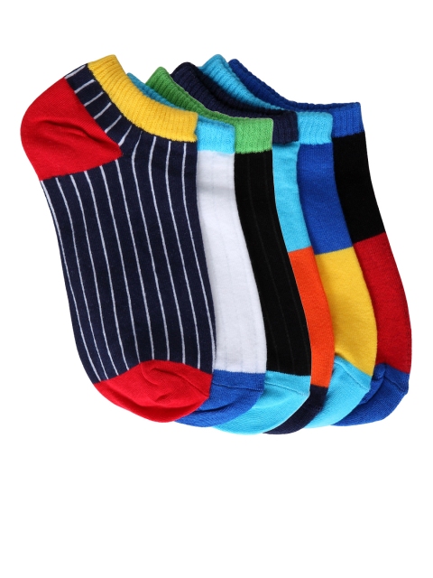 

Color Fevrr Unisex Pack of 6 Shoeliners, Multi