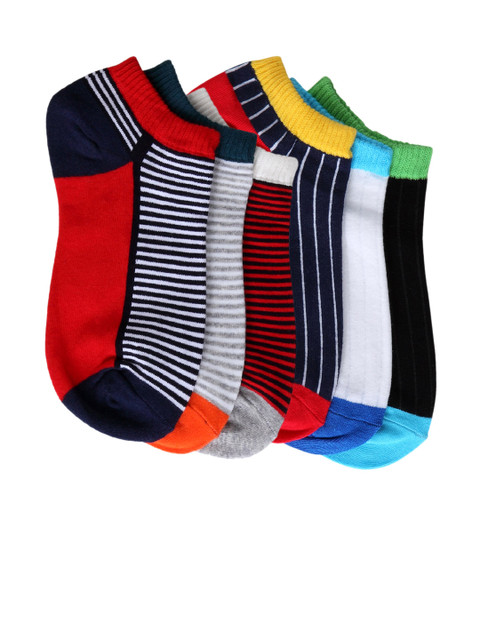 

Color Fevrr Unisex Pack of 6 Shoeliners, Multi