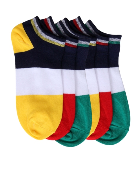 

Color Fevrr Unisex Pack of 6 Shoeliners, Yellow