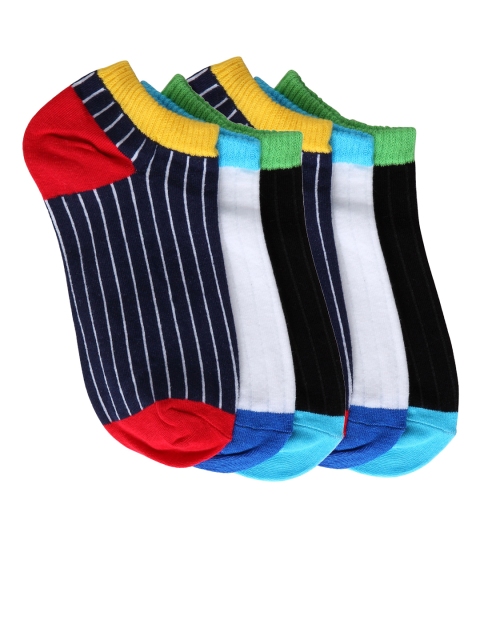 

Color Fevrr Unisex Pack of 6 Shoeliners, Black