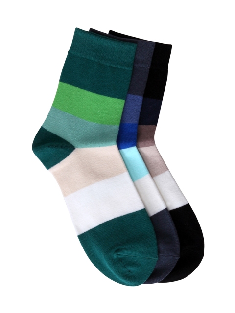 

Color Fevrr Men Pack of 6 Striped Socks, Multi