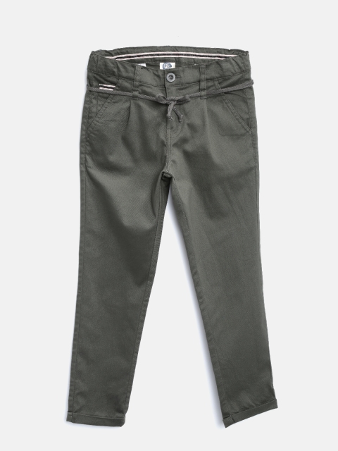 

Yellow Kite Boys Olive Green Trousers