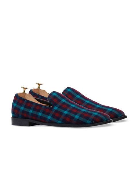 

GRIFFIN Men Blue Printed Espadrilles