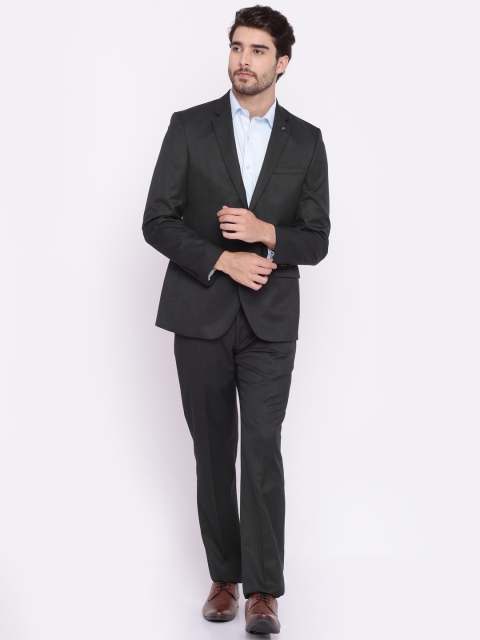 

Raymond Men Charcoal Grey Single-Breasted Regular Contemporary Fit Formal Suit