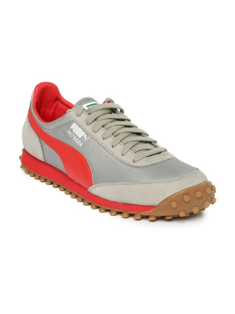 

Puma Men Grey Fast Rider OG Sneakers